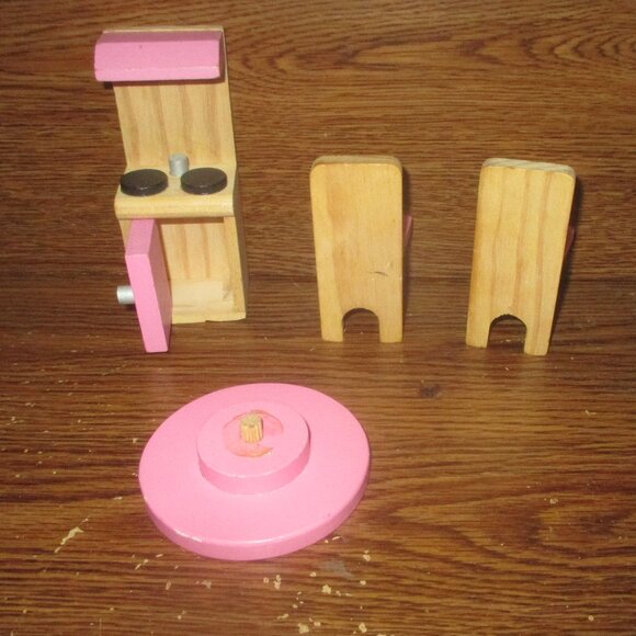 KidKraft Dollhouse Furniture 3 piece set of Kitchen / Dining Room Furniture - Picture 3 of 8